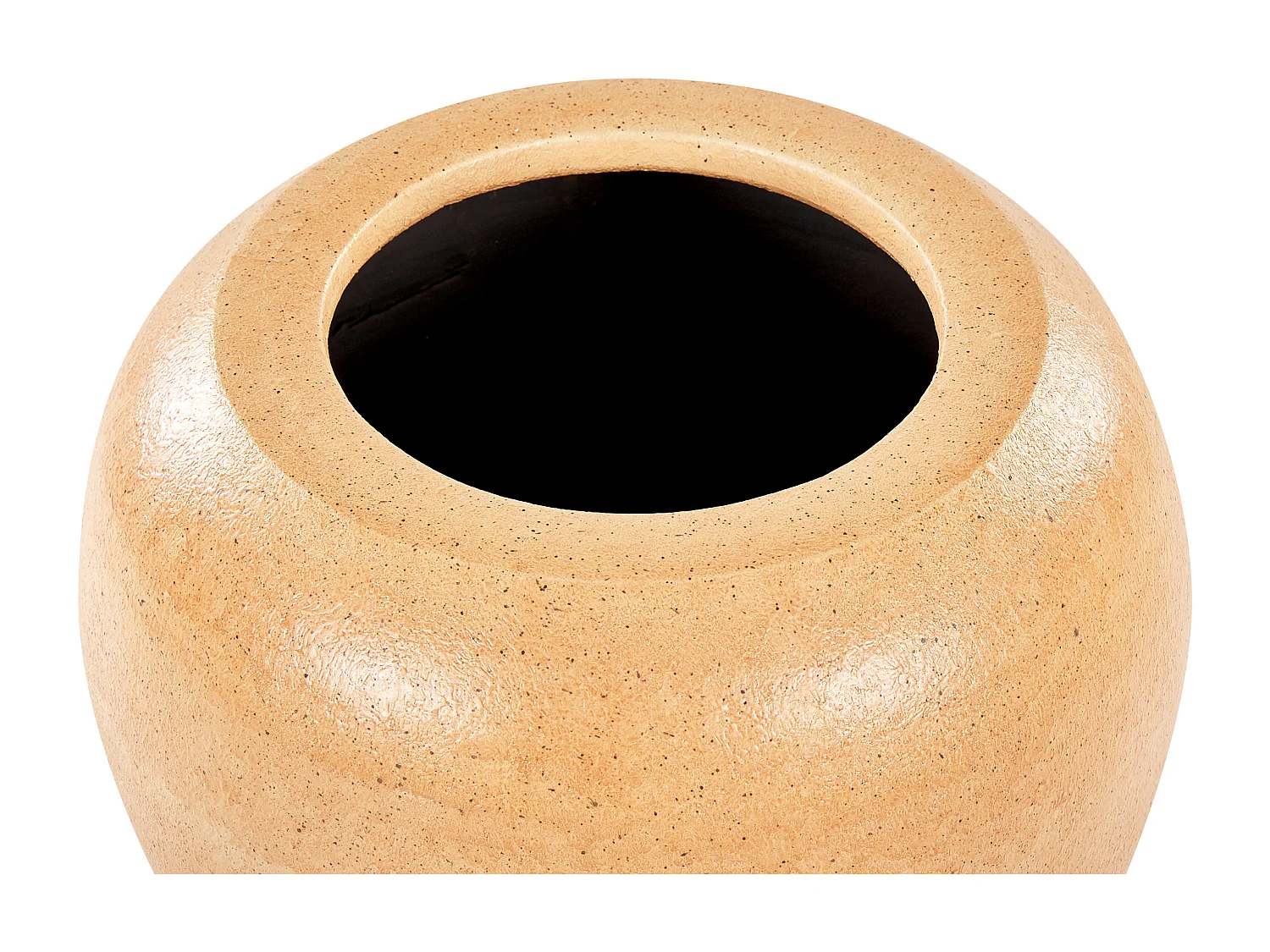 Vase décoratif SKIONE Céramique 34 cm Marron clair