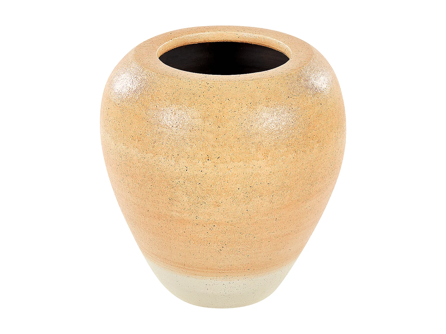 Vase décoratif SKIONE Céramique 34 cm Marron clair