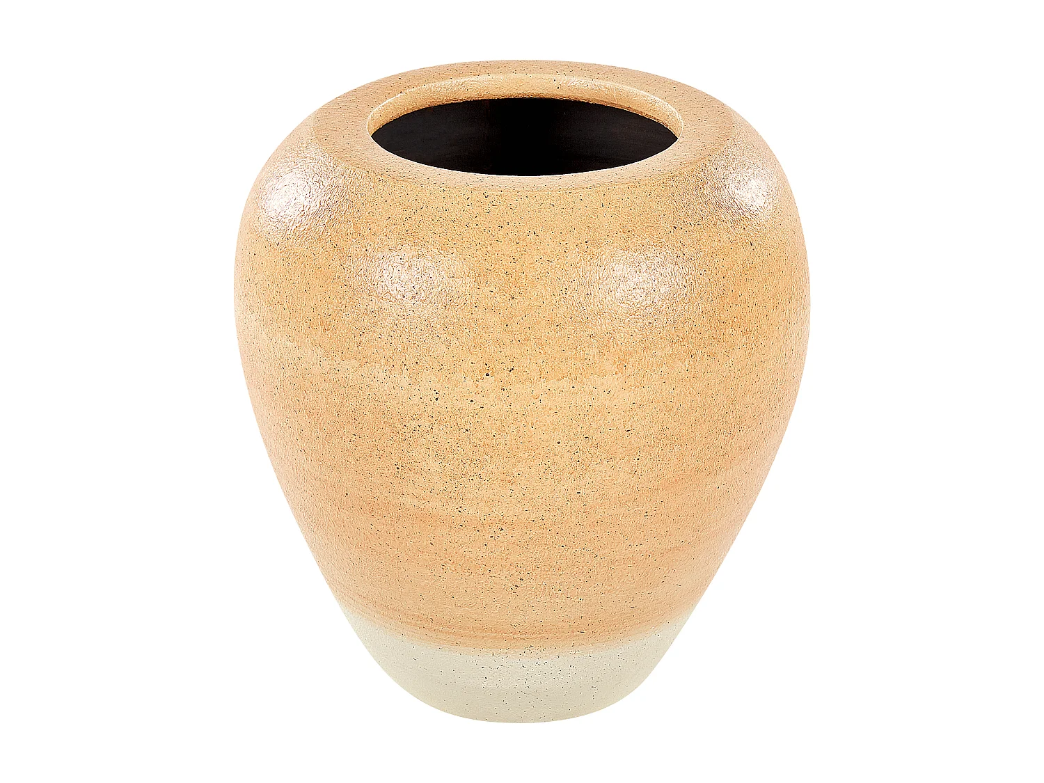 Vase décoratif SKIONE Céramique 34 cm Marron clair
