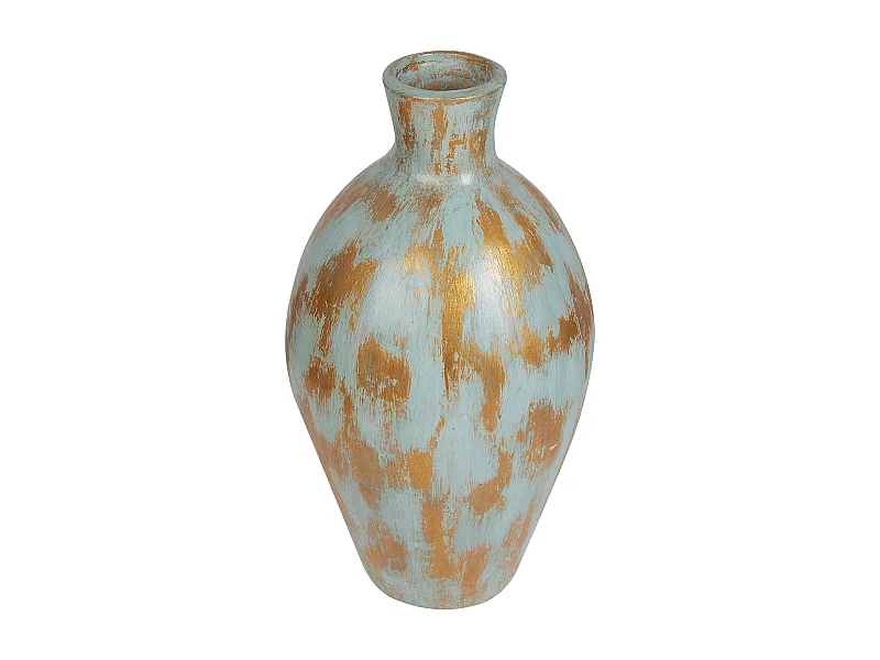 Jarro decorativo DIKAJA Cerâmica 45 cm Azul