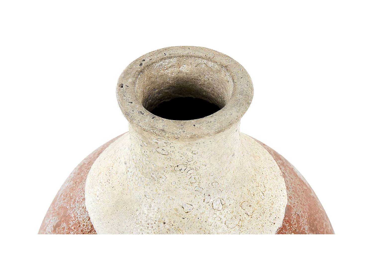 Jarrón decorativo BURSA Cerámica 37 cm Marrón claro