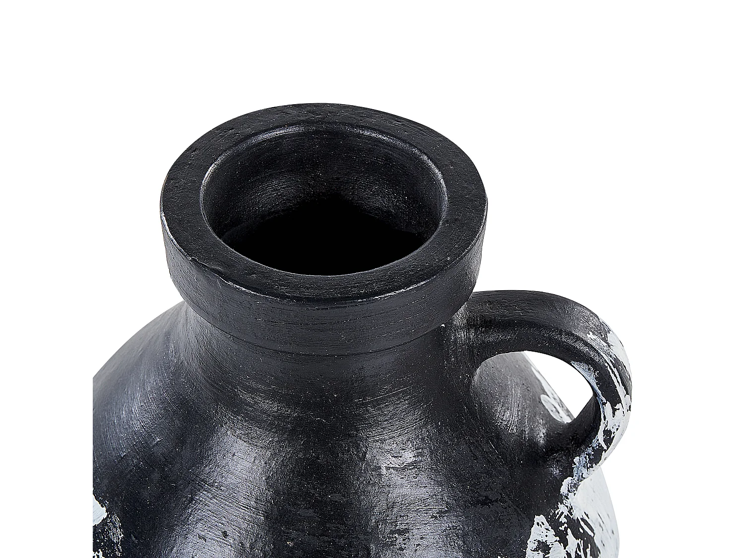 Jarro decorativo MASSALIA Cerâmica 33 cm Branco