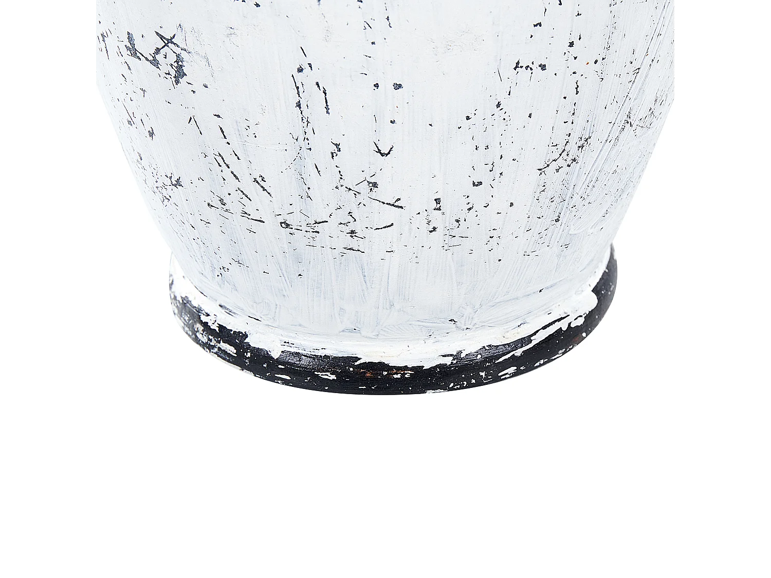 Jarro decorativo MASSALIA Cerâmica 33 cm Branco