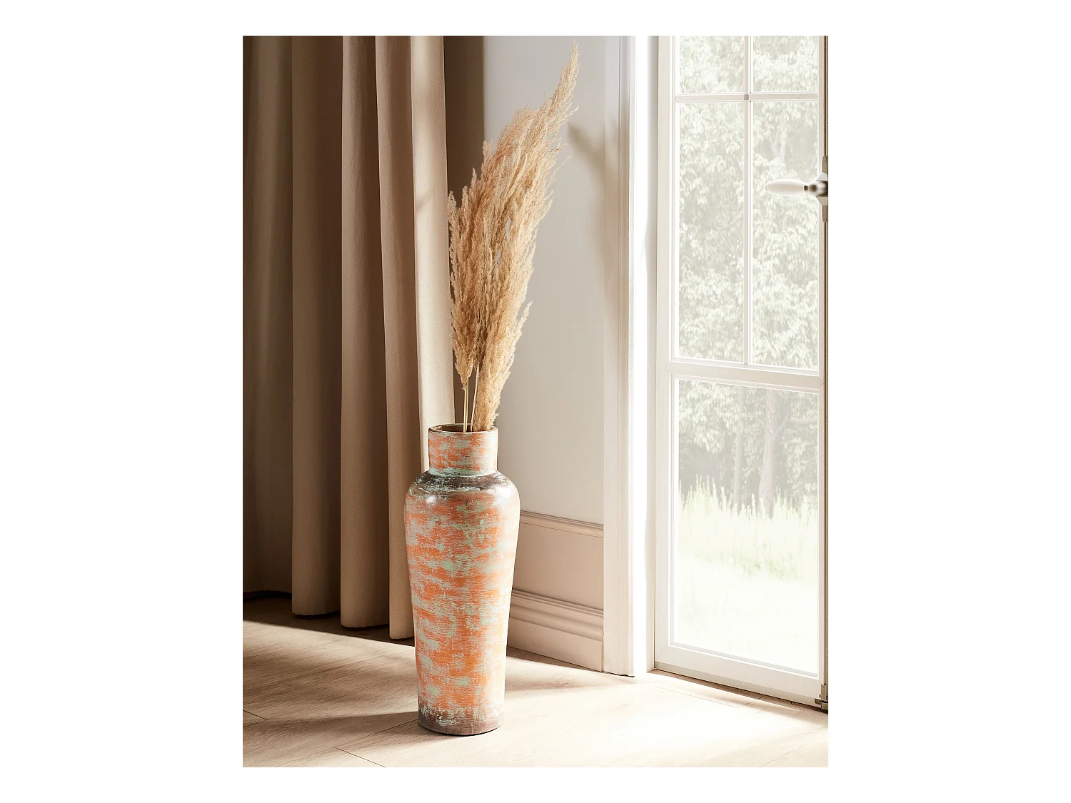 Vase décoratif GONNOS Céramique 55 cm Vert