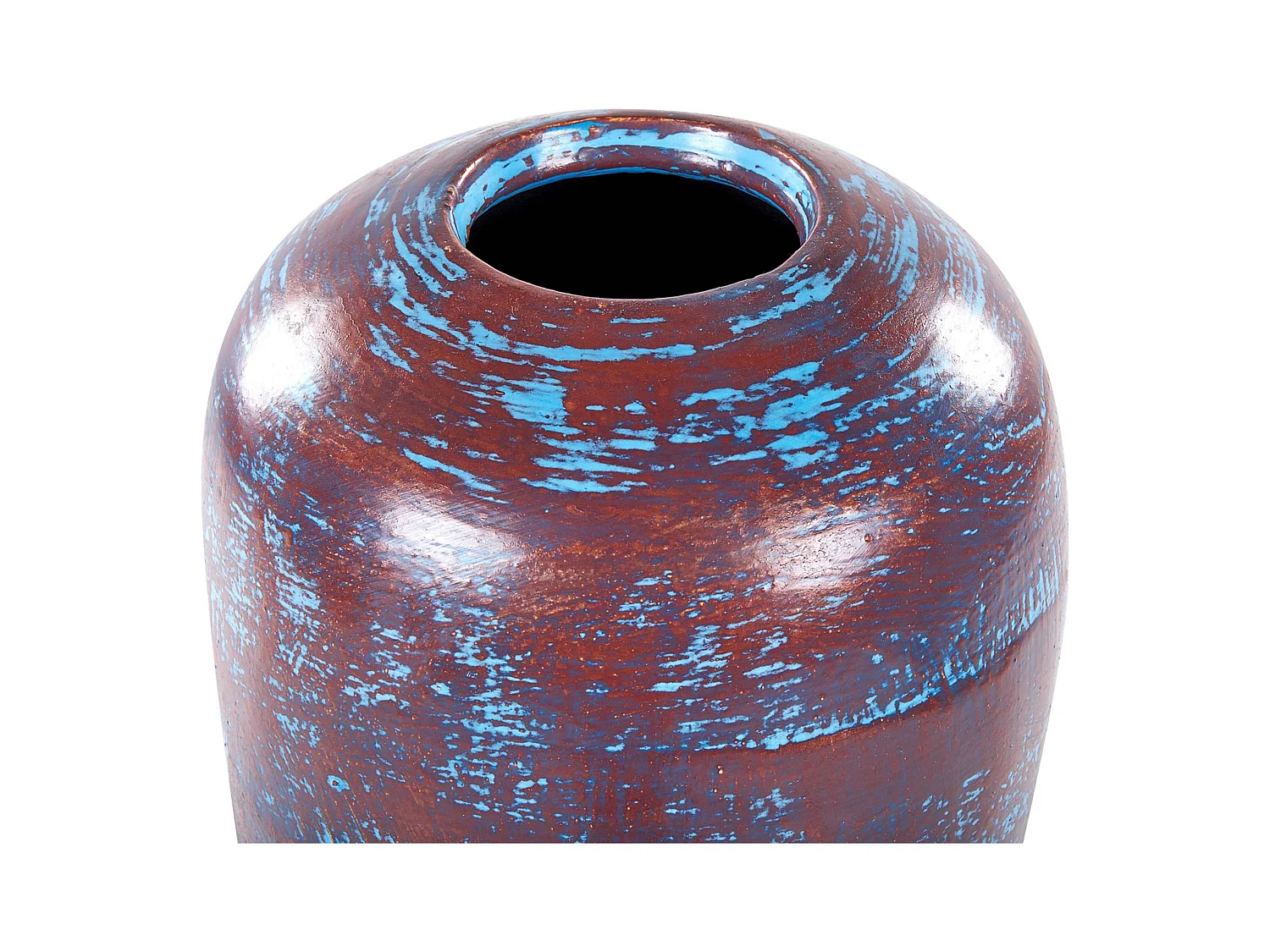 Vaso decorativo DOJRAN Ceramica 59 cm Marrone