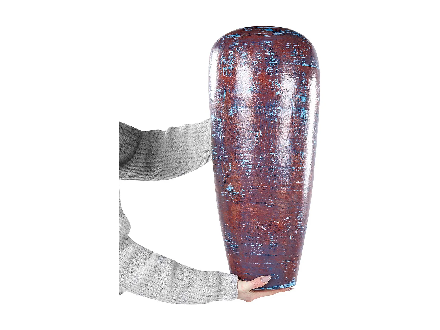 Vase décoratif DOJRAN Céramique 59 cm Marron