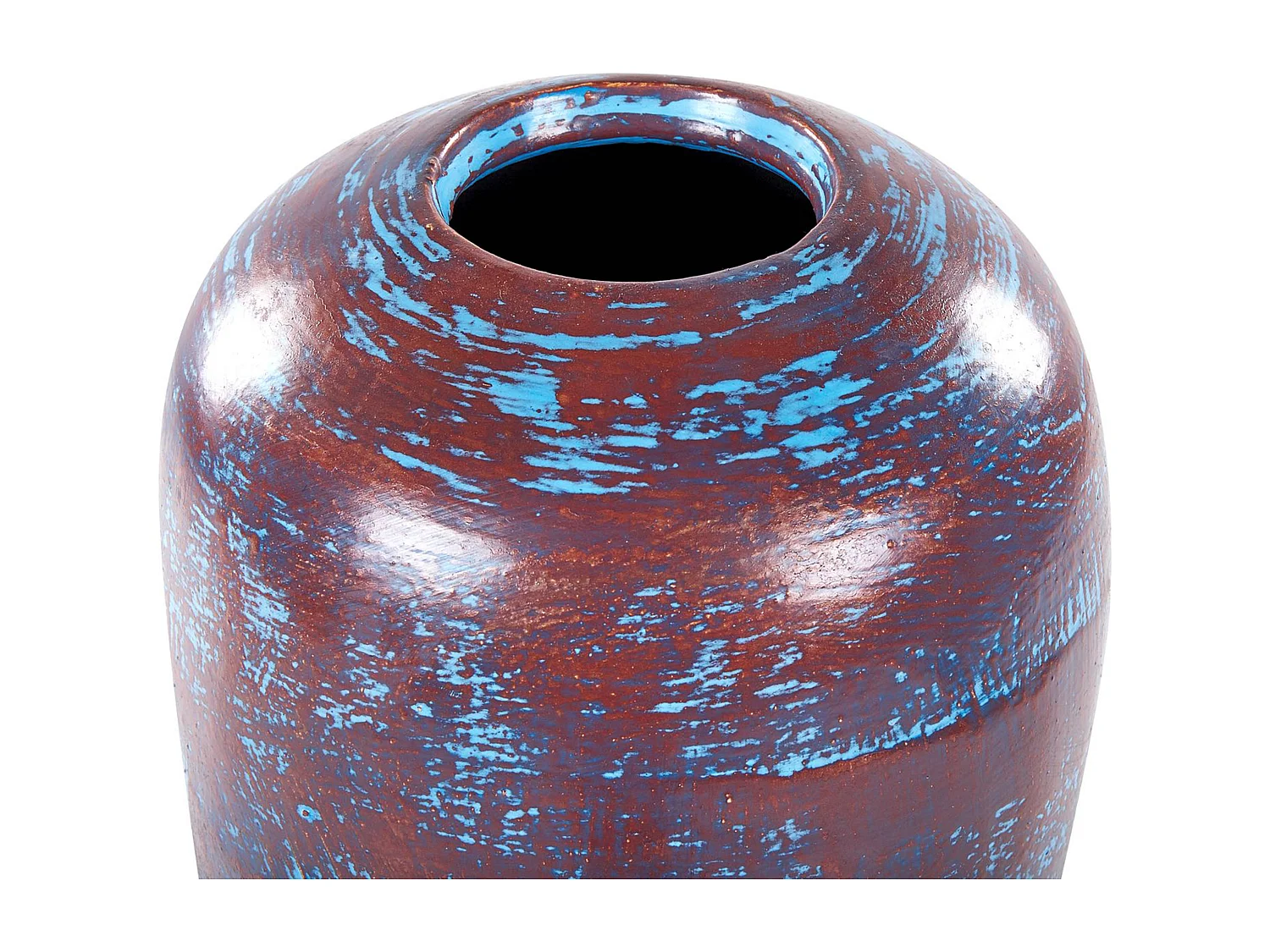 Decovaas DOJRAN Keramiek 59 cm Bruin