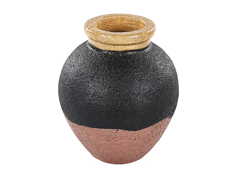 Vaso decorativo DAULIS Ceramica 31 cm Nero