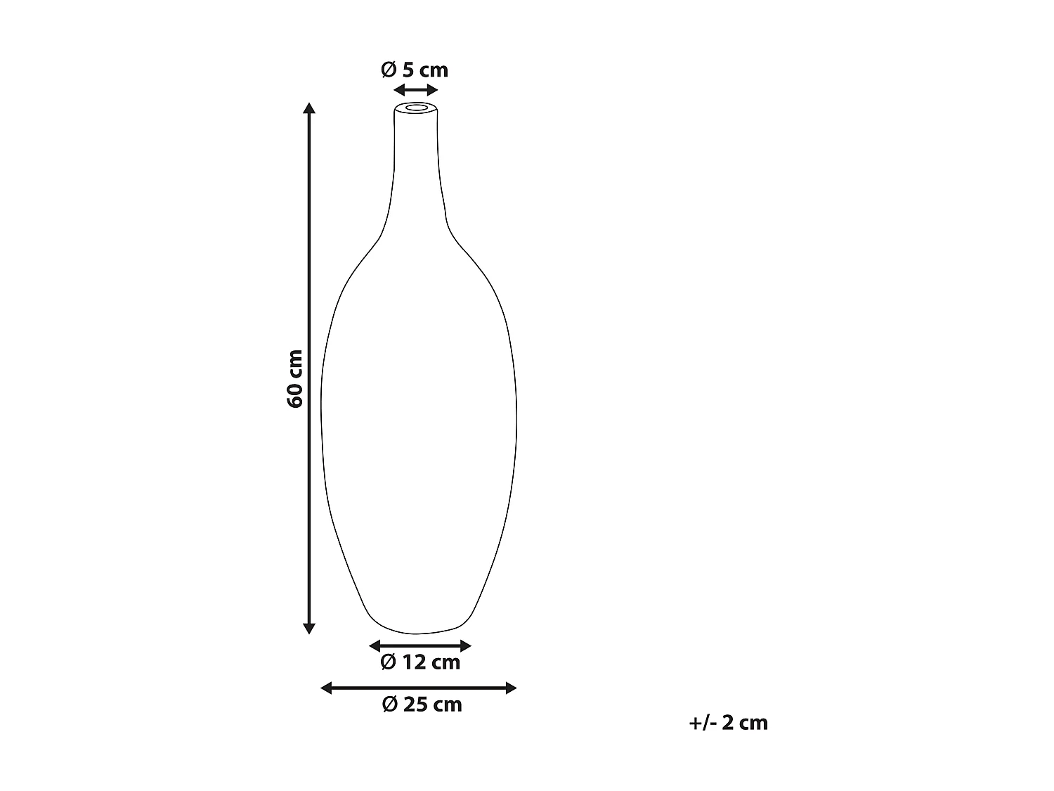 Dekovase aus Terrakotta blau 60 cm hoch Antik Römisch Pireus