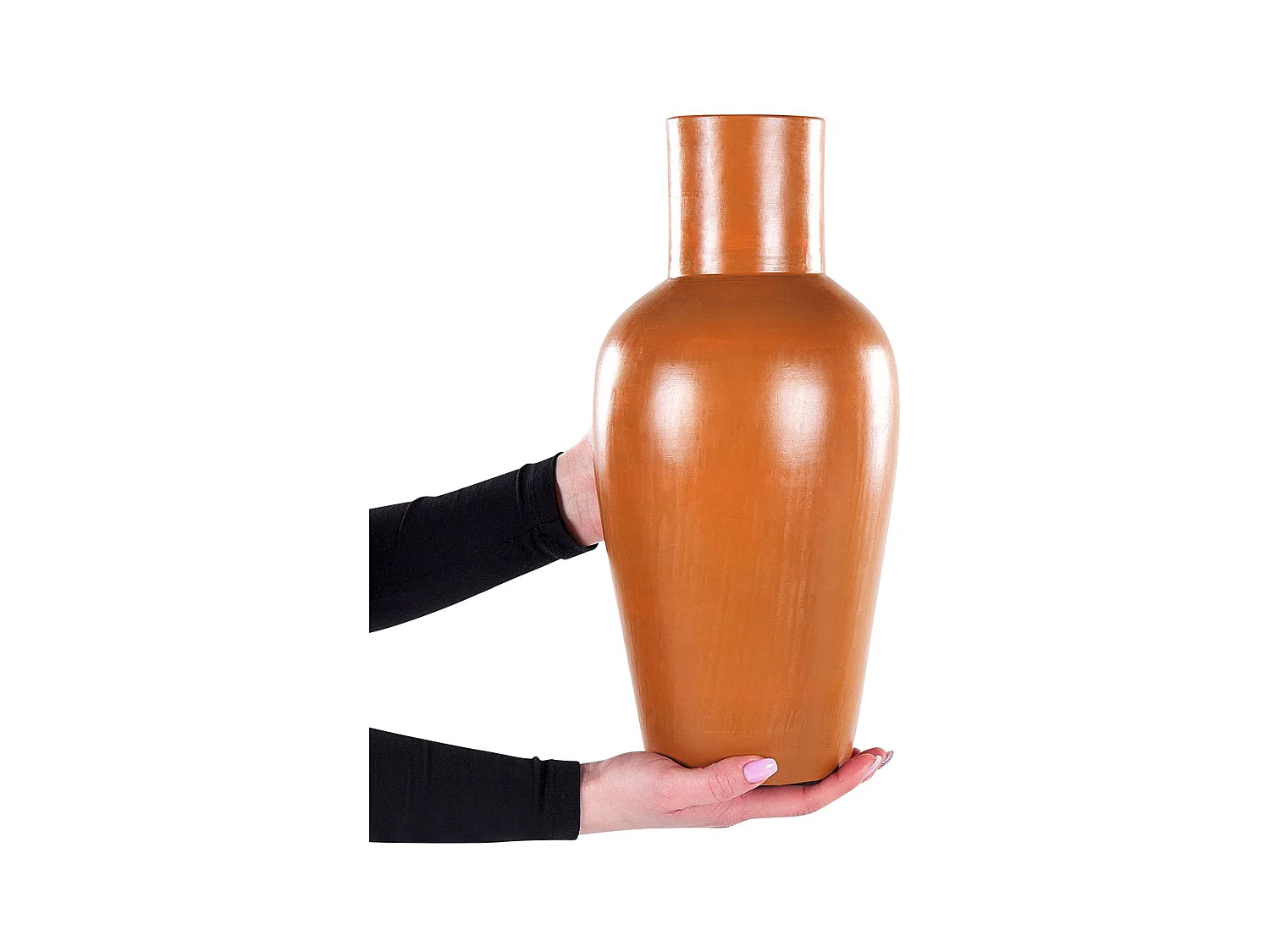 Vase décoratif KARFI Céramique 37 cm Orange