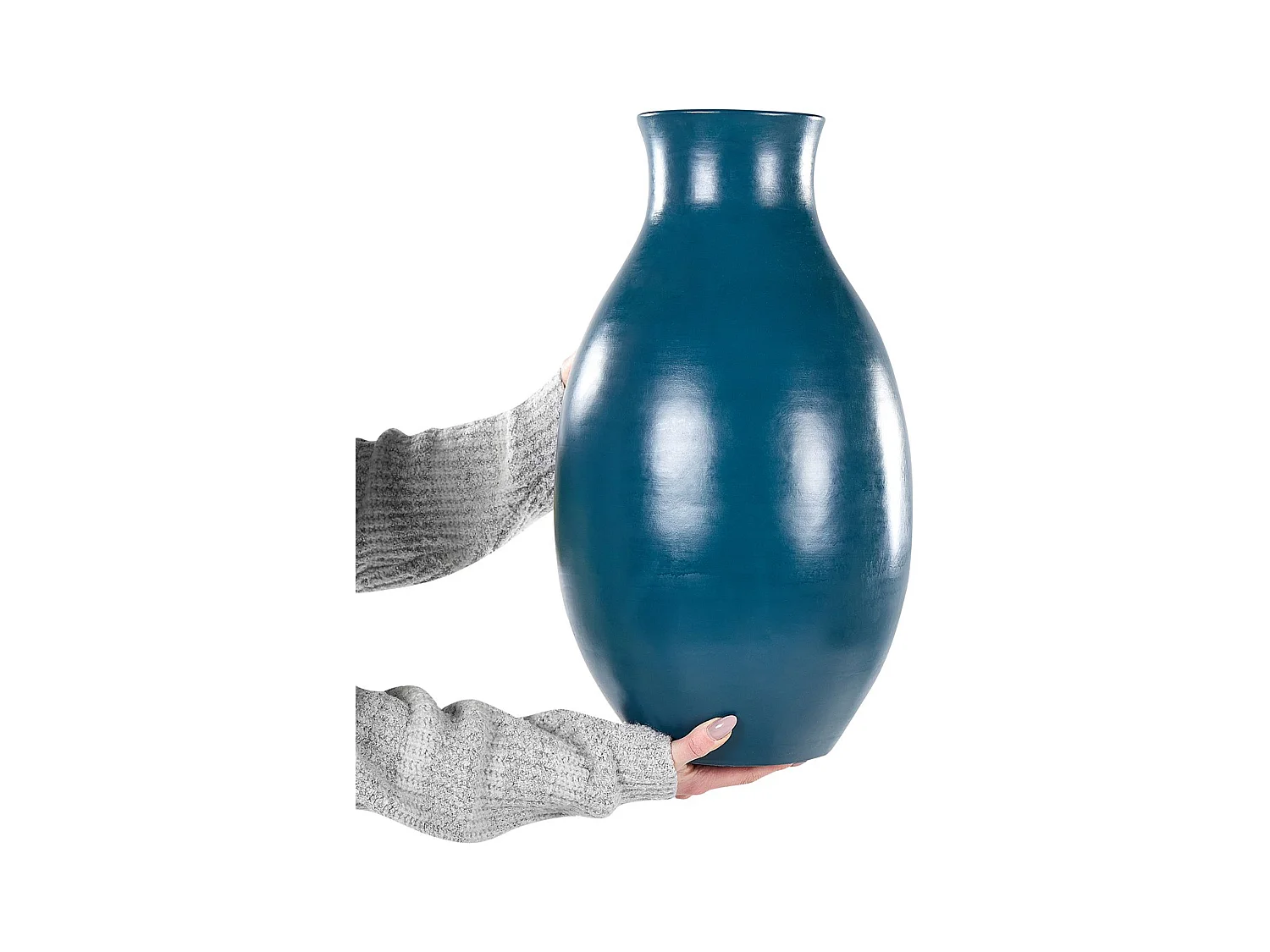 Jarro decorativo STAGIRA Cerâmica 48 cm Azul
