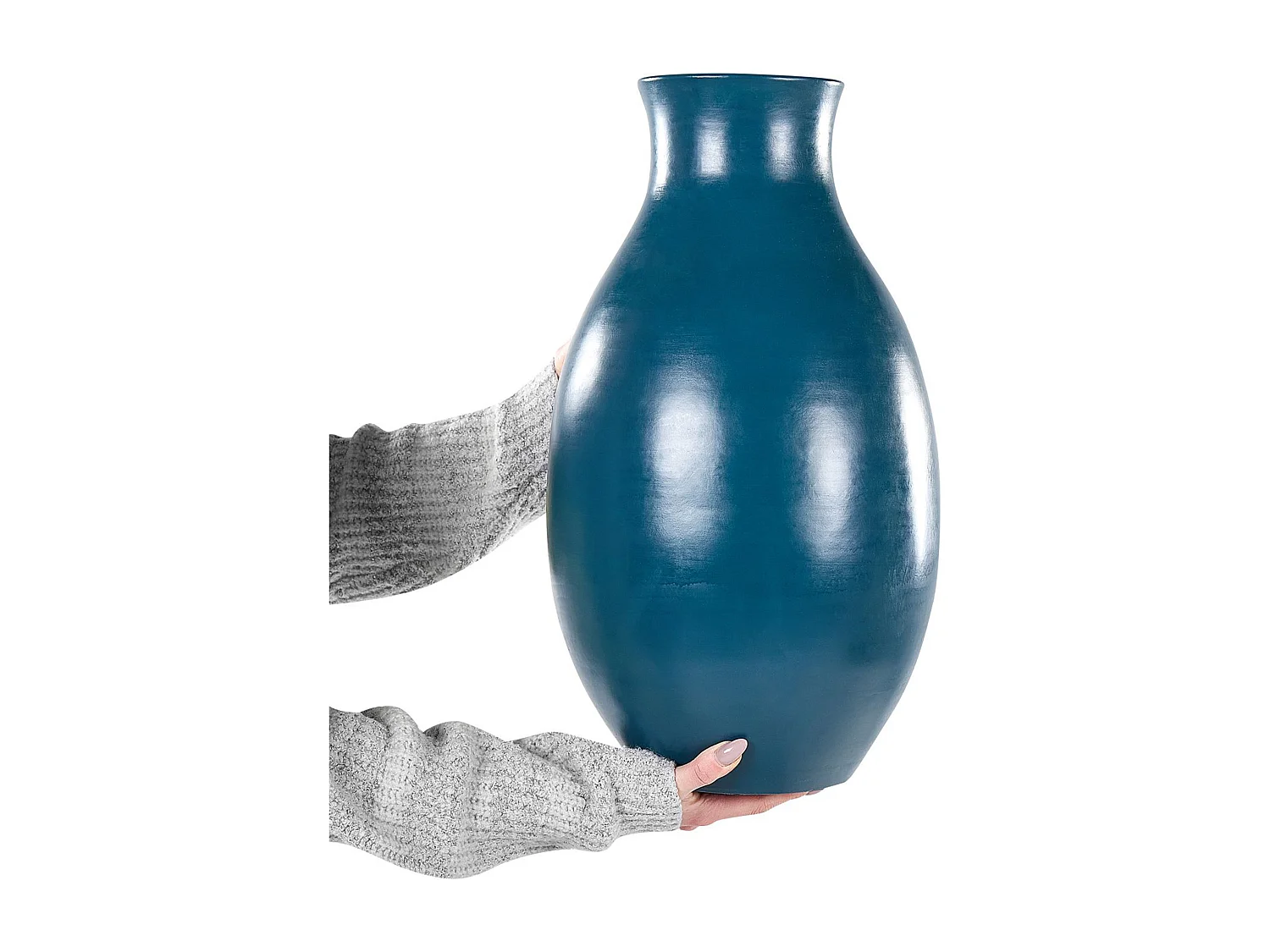 Vase décoratif STAGIRA Céramique 48 cm Bleu