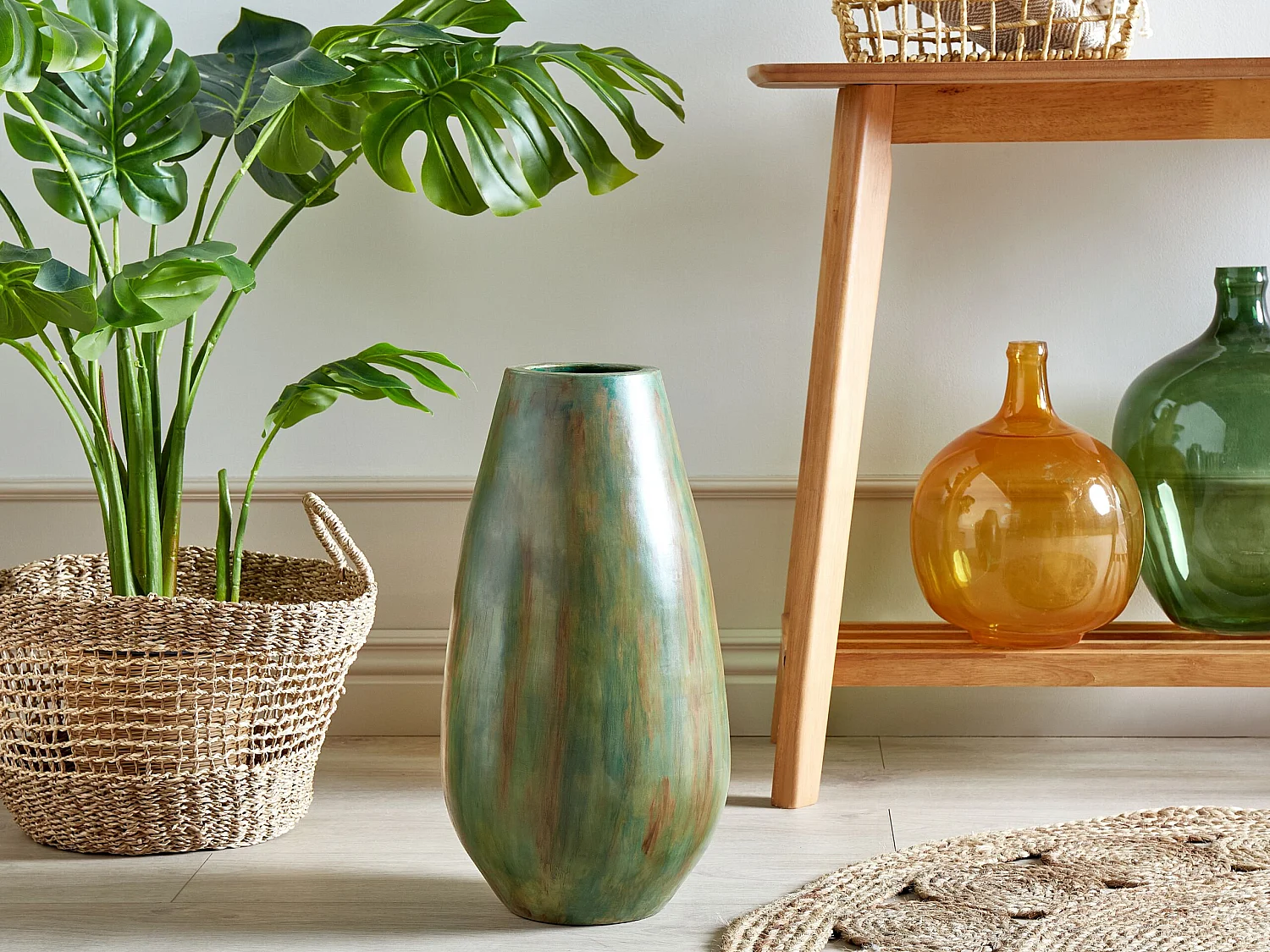 Vase décoratif AMFISA Céramique 50 cm Vert