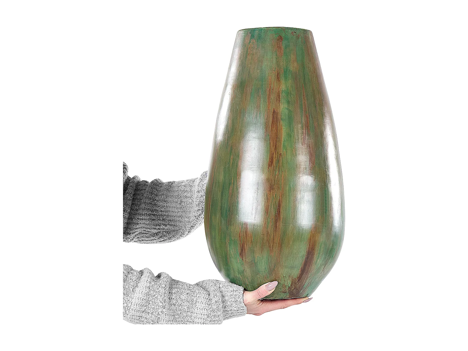 Vase décoratif AMFISA Céramique 50 cm Vert