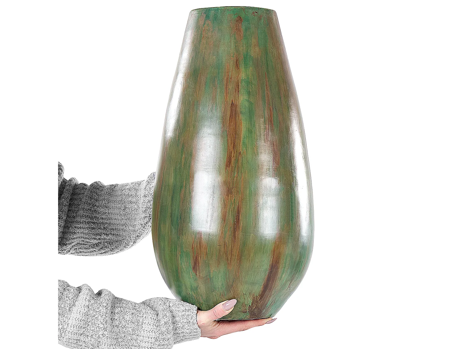 Vase décoratif AMFISA Céramique 50 cm Vert