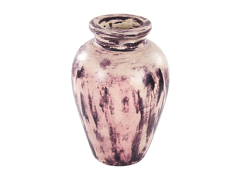 Jarrón decorativo AMATHUS Cerámica 34 cm Violeta