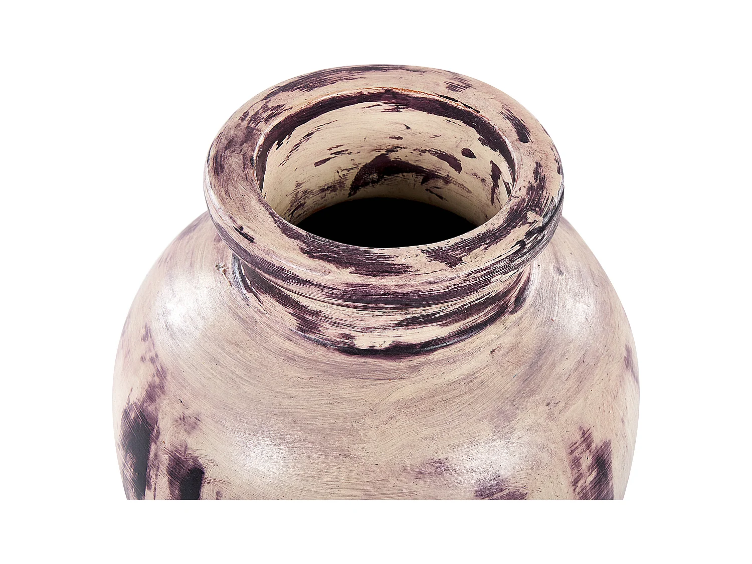 Wazon dekoracyjny AMATHUS Ceramika 34 cm Fioletowy