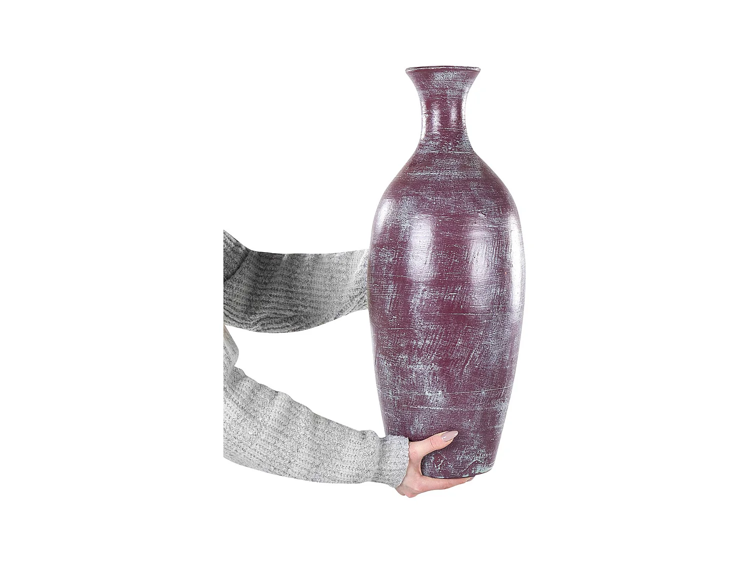 Decovaas KARDIA Keramiek 57 cm Bruin