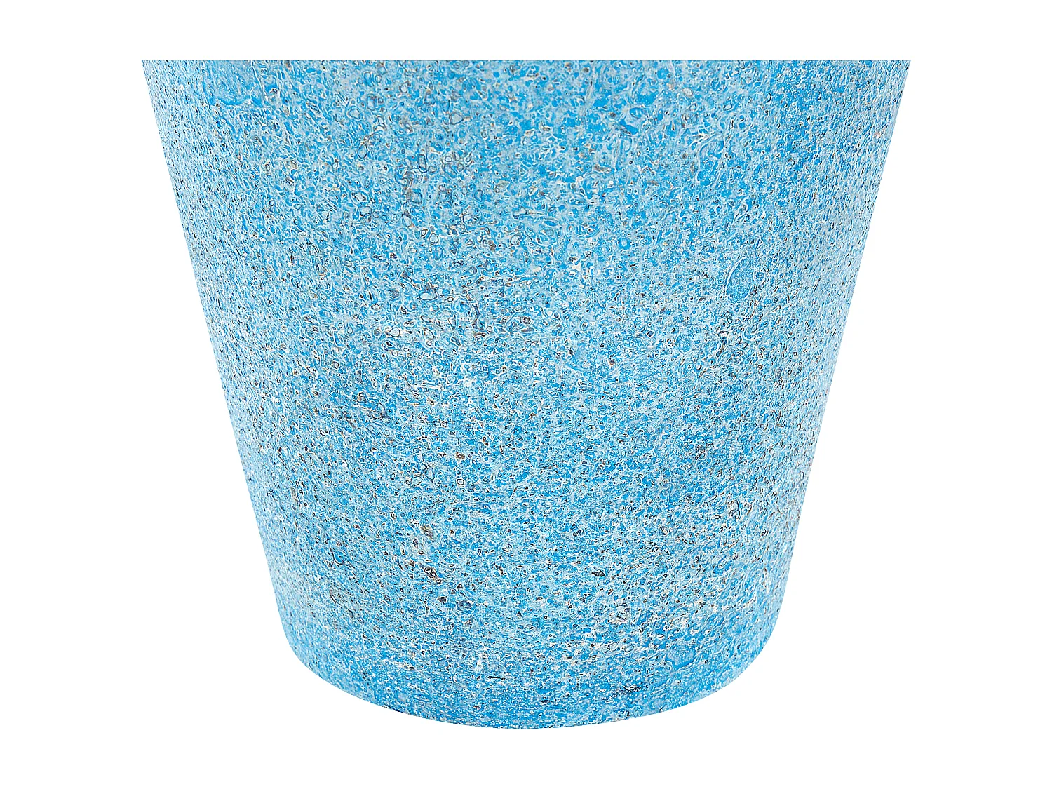 Jarrón decorativo PLATEJE Cerámica 42 cm Azul
