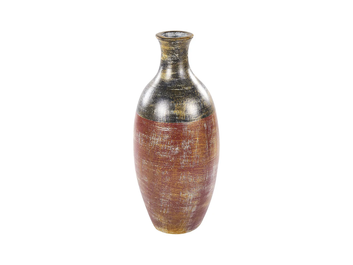Vase décoratif MANDINIA Céramique 57 cm Marron