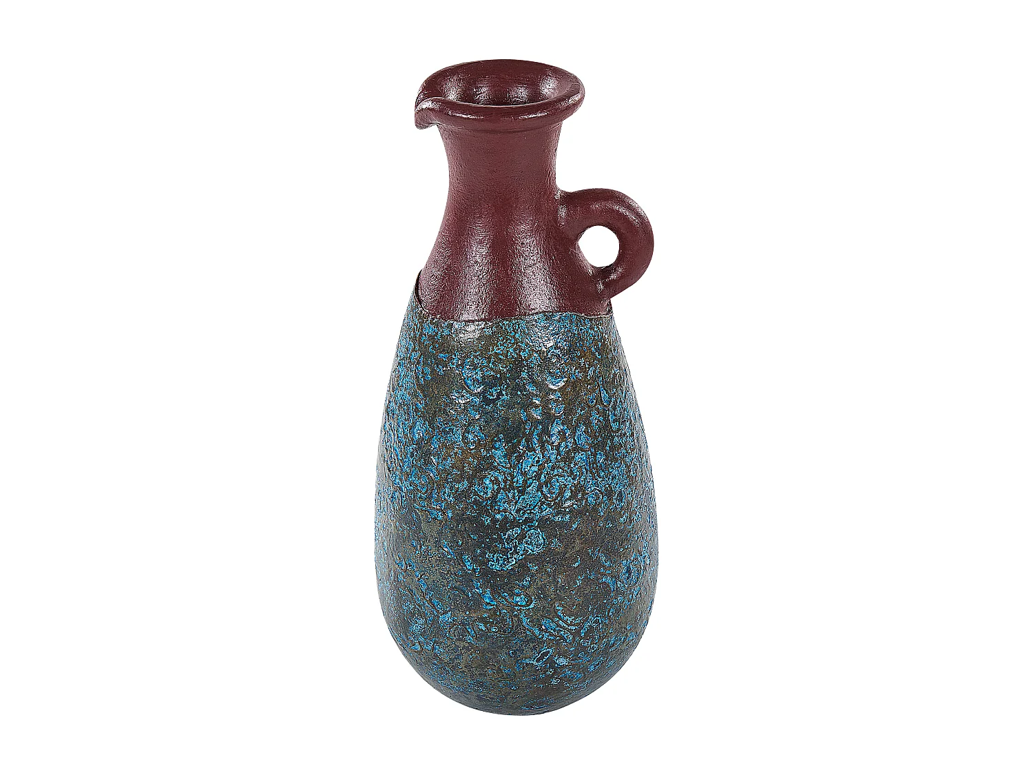 Vaso decorativo VELIA Ceramica 40 cm Blu