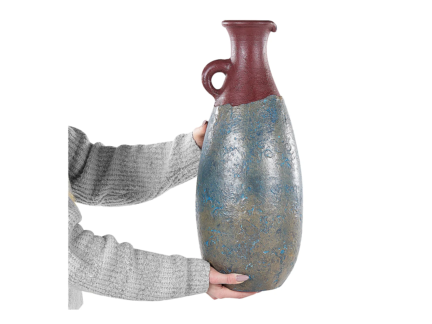 Decovaas VELIA Keramiek 50 cm Blauw