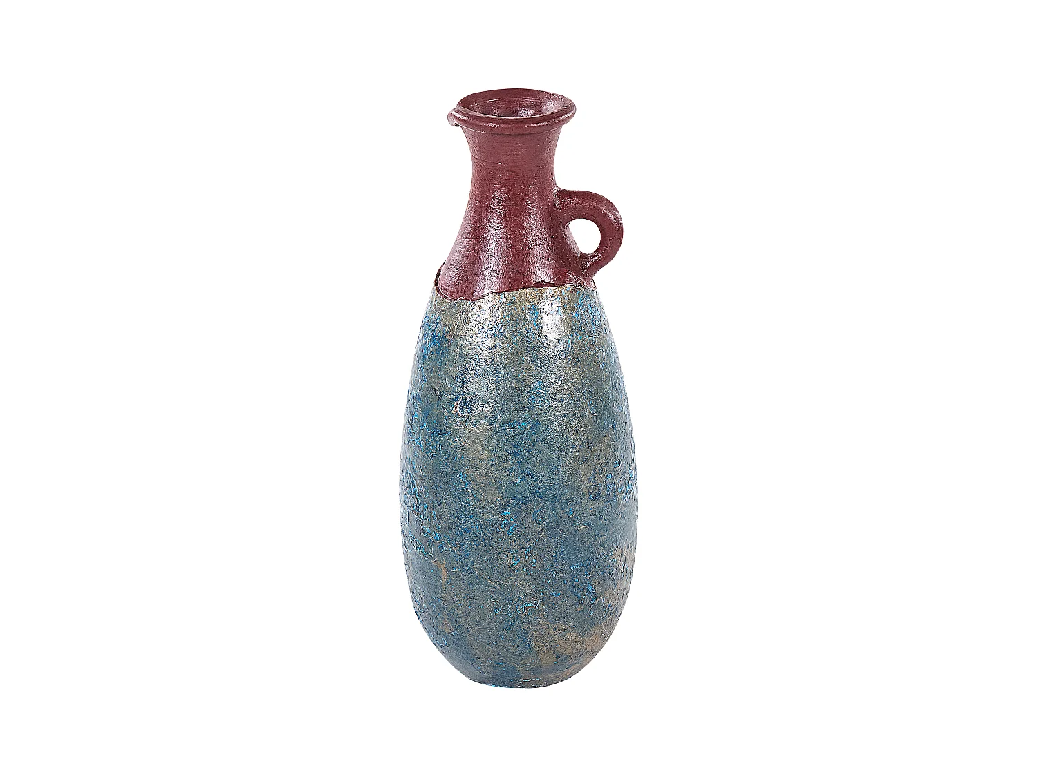 Vase décoratif VELIA Céramique 50 cm Bleu