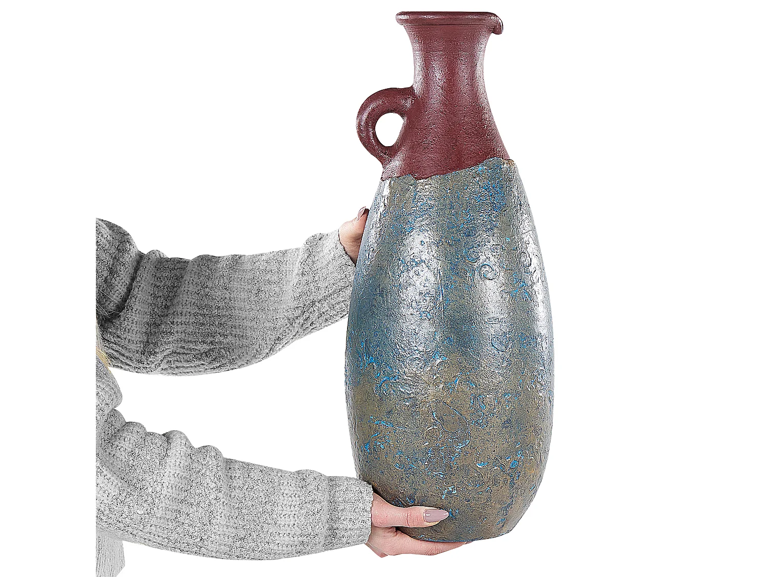 Decovaas VELIA Keramiek 50 cm Blauw