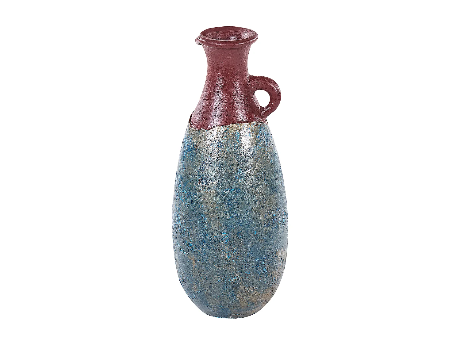 Vase décoratif VELIA Céramique 50 cm Bleu