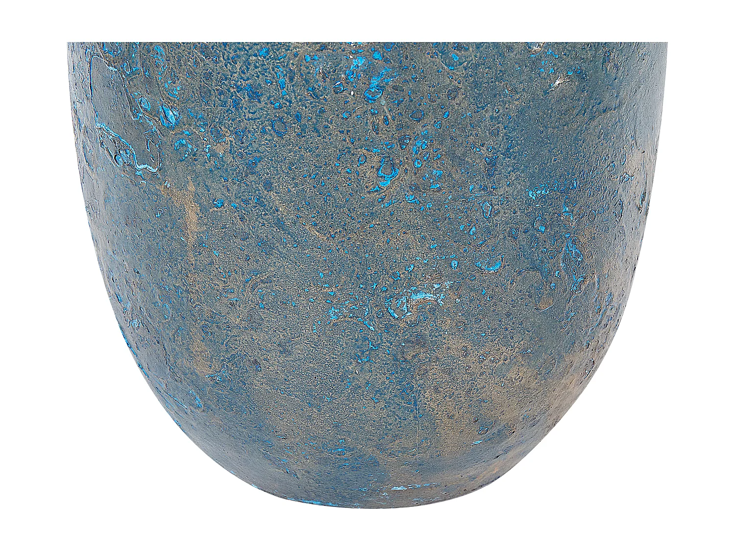 Vase décoratif VELIA Céramique 50 cm Bleu