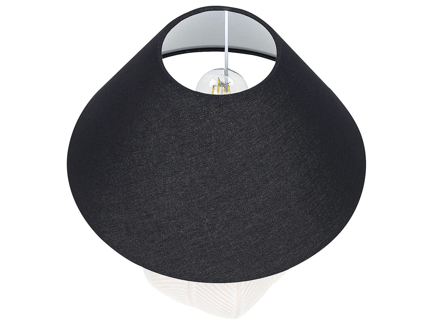 Candeeiro de mesa CADENA Cerâmica Creme