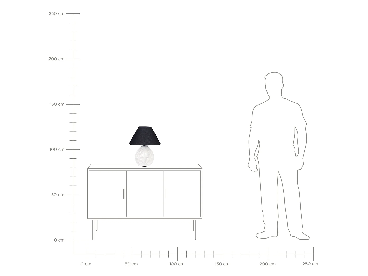 Tafellamp CADENA Keramiek Beige