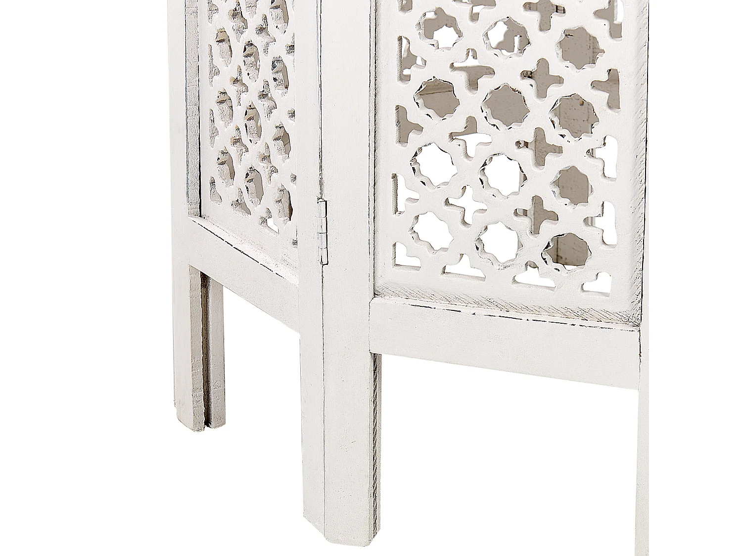 Table d'appoint ELARA Bois de manguier Blanc