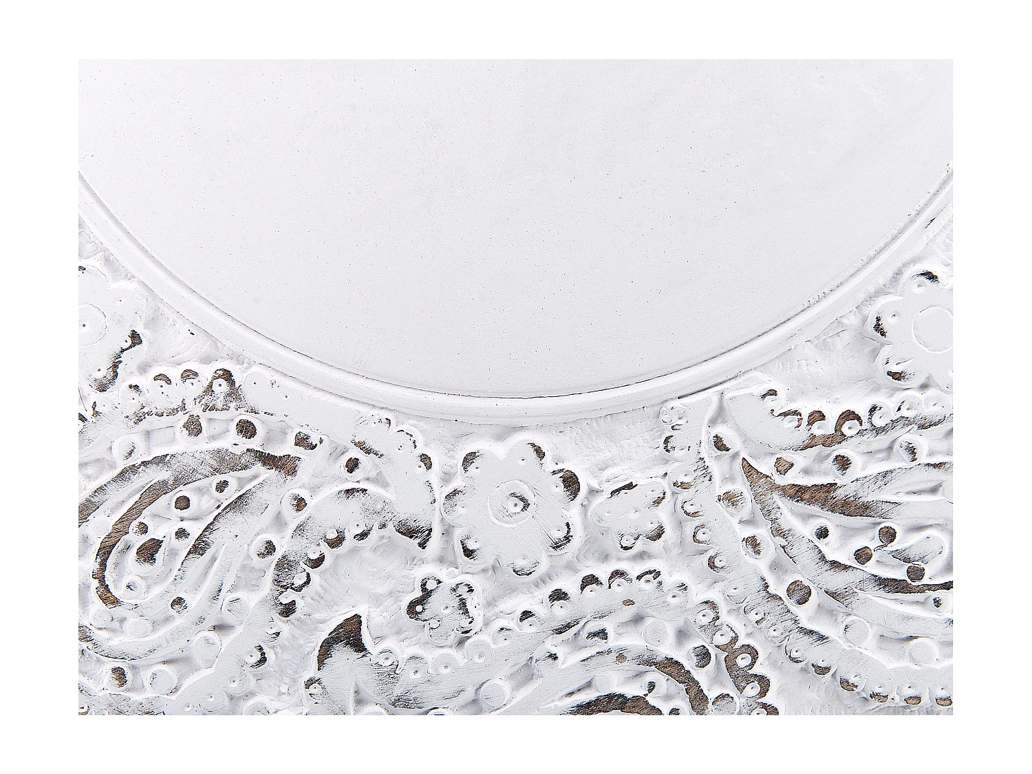 Table d'appoint ELARA Bois de manguier Blanc