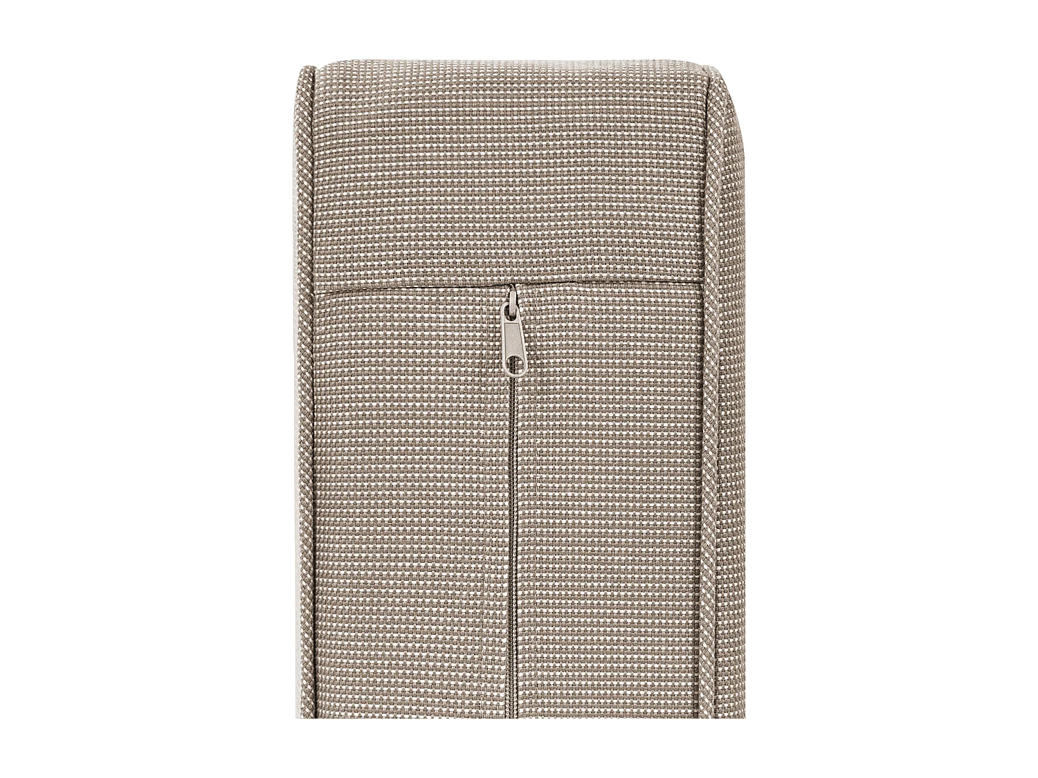 Lounge Ecksofa Akazienholz dunkler Holzfarbton 2-Sitzer Auflagen taupe Timor II