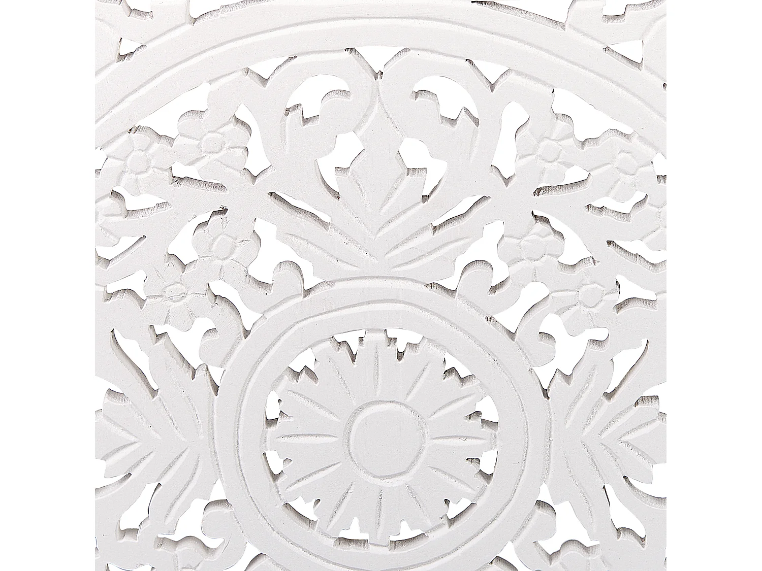 Set van 2 bijzettafels AMADPUR Wit