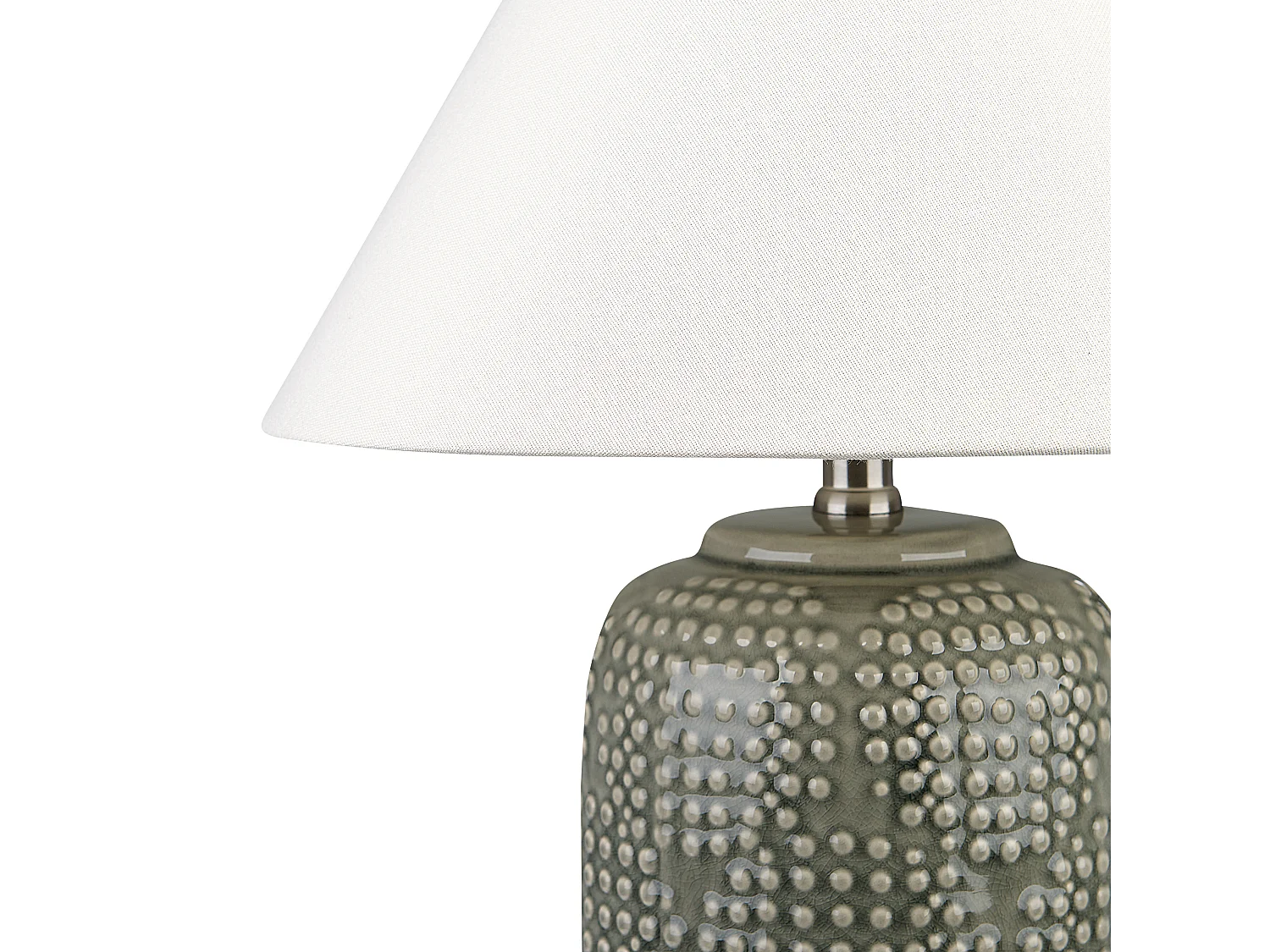 Lampada da tavolo MUSSEL Ceramica Grigio