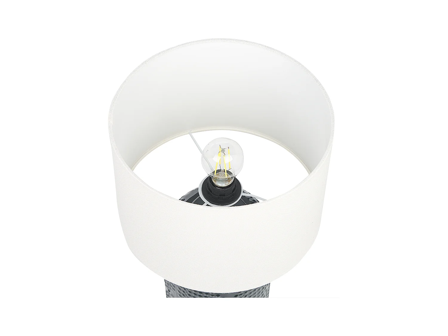 Lampada da tavolo MUSSEL Ceramica Blu scuro