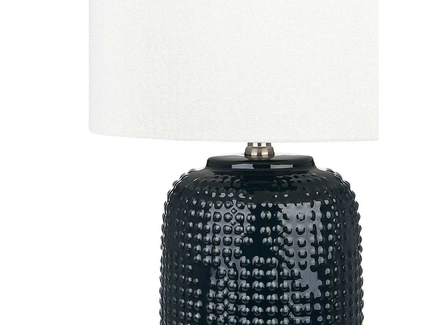 Lampe à poser MUSSEL Céramique Bleu foncé