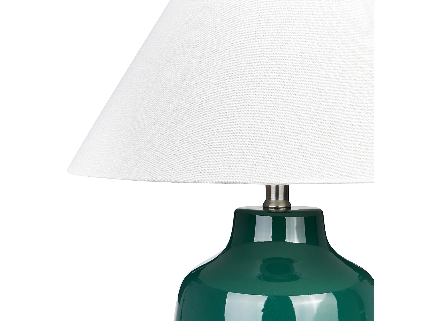 Lampe à poser CARETA Céramique Vert foncé