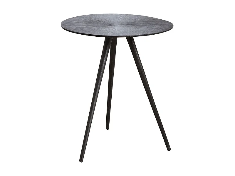 Table ronde métal zinc antique Diamètre 40cm