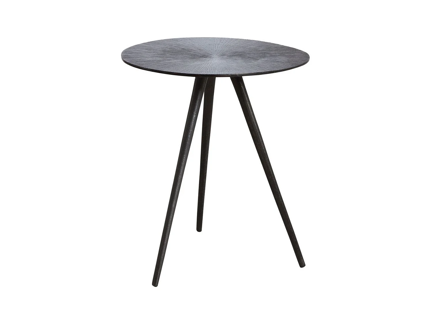 Table ronde métal zinc antique Diamètre 40cm