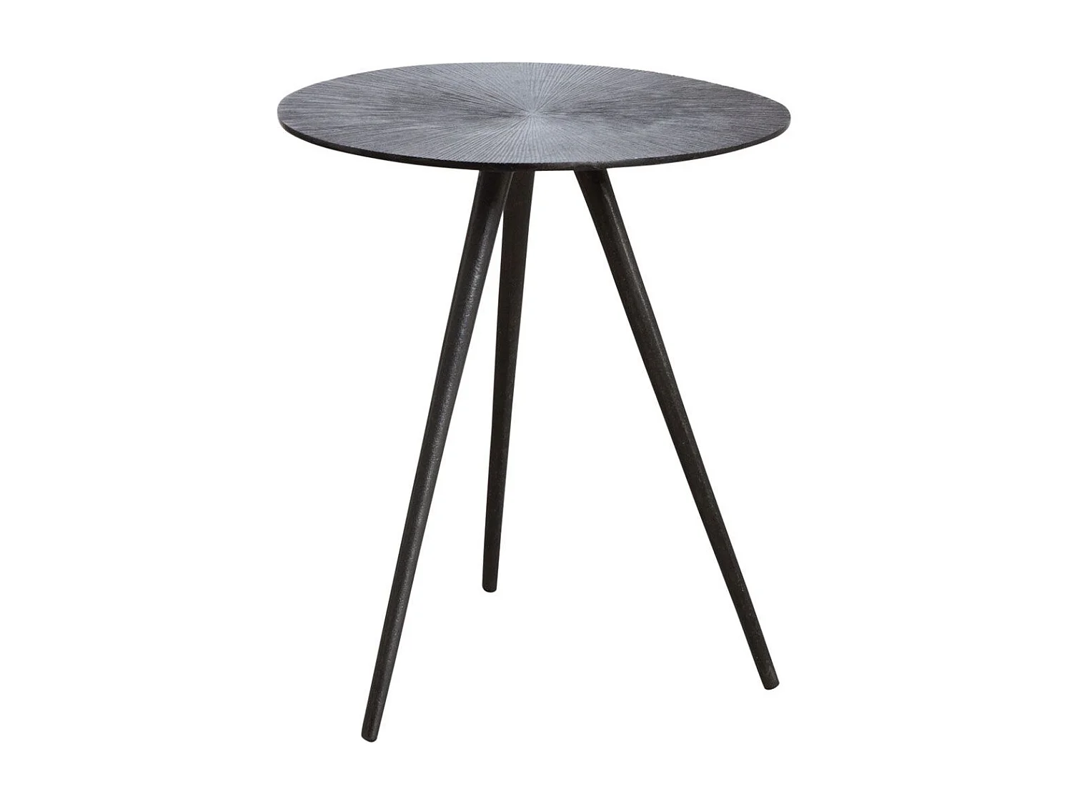 Table ronde métal zinc antique Diamètre 40cm