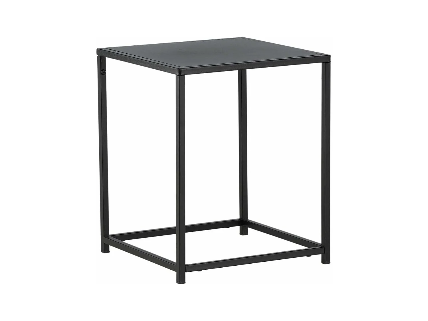 Table d'Appoint en Métal "Staal" 45cm Noir