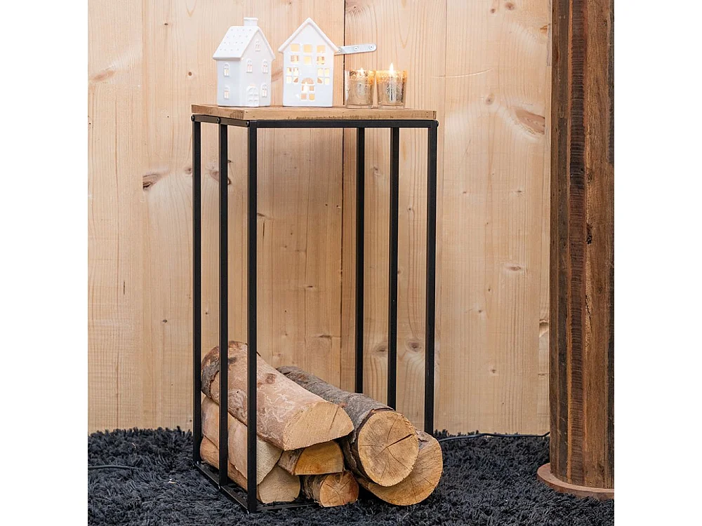 Portaceppi Rondo in legno e metallo