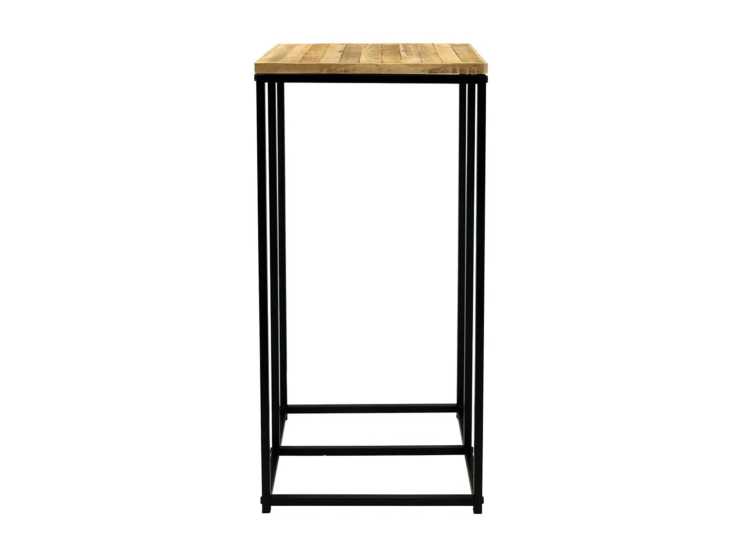 Sellette porte-bûches en métal et bois Rondo