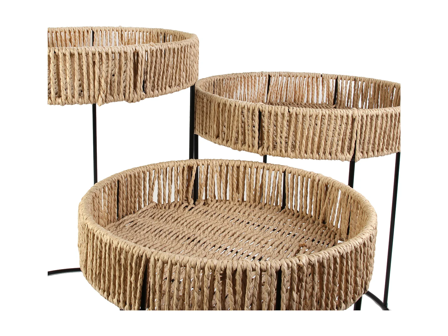 Table Gigogne X3 Beige, Noir