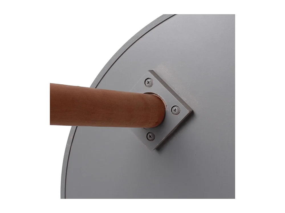 Table d'Appoint Ronde Design "Colma" 50cm Gris