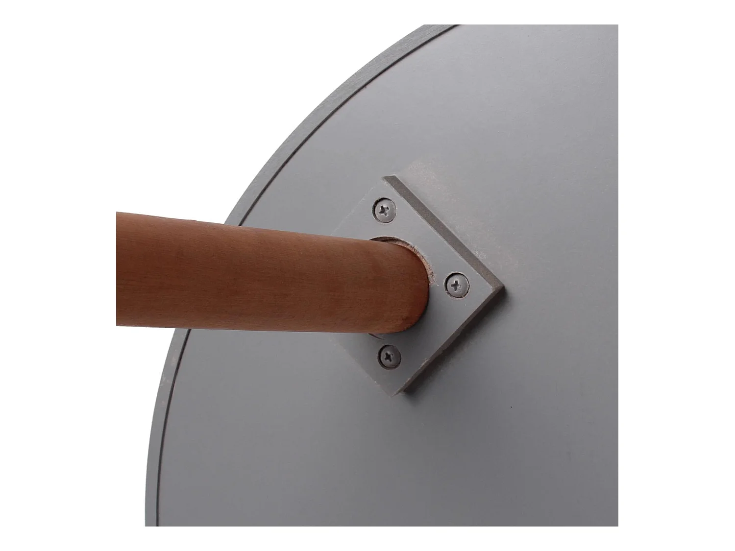 Table d'Appoint Ronde Design "Colma" 50cm Gris