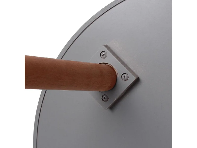 Tavolino rotondo con vassoio